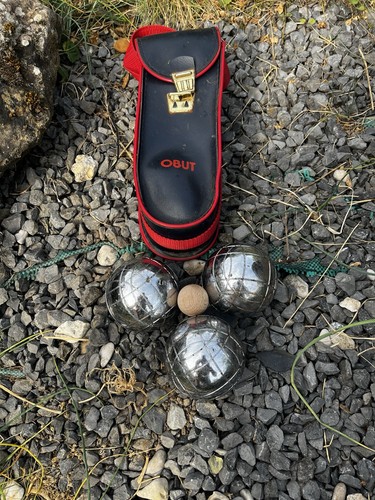 Lot boules pétanque obut - 3, de