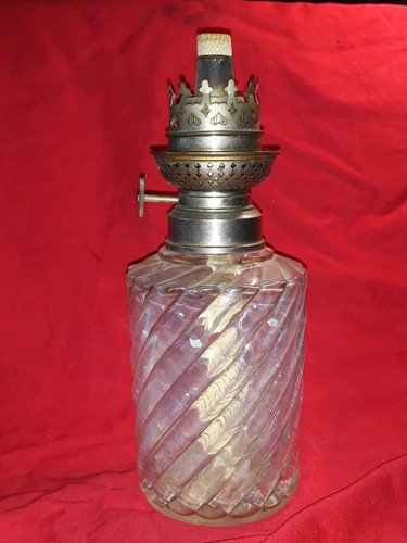 Lampe pétrole verre - lampe,