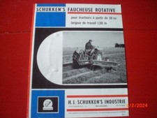 OLD SCHUKKEN'S NETHERLANDS ROTARY MOWER ADVERTISING PROSPECTUS