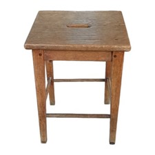 Ancien tabouret Bois Atelier