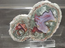 CRIS 27 N OLD STOCK SUPERBE DEMIE LITHOPHYSE DOUBLE POLIE MASSIF DE L'ESTEREL