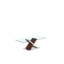Table Basse DKD Home Decor Argenté Marron Acier Brun foncé 120 x 60 x 42 cm B