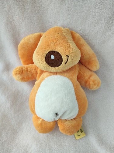 Doudou peluche chien - doudou, orange