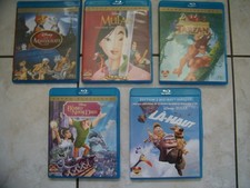 LOT DE 5 FILMS  DISNEY BLU-RAY DISC  . TRÈS BON ÉTAT GÉNÉRAL . (2)