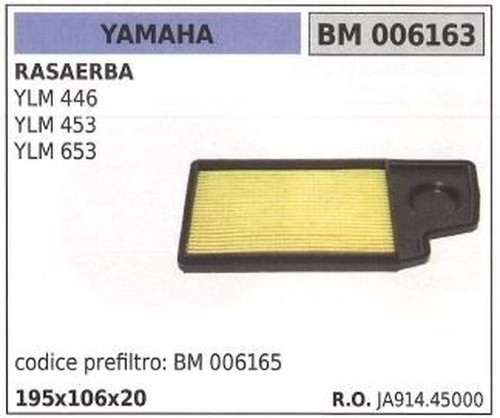 Filtre air yamaha pour - filtre, À