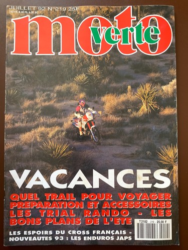 Moto verte magazine 219 - moto, du