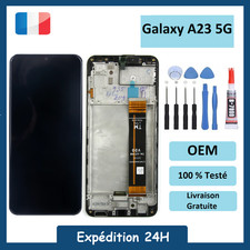 Ecran LCD Pour Samsung Galaxy A23 5G (A236B) Avec/Sans Châssis Original + Outils