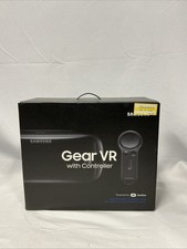 Samsung SM-R325NZVAXAR Gear VR with Controller - Compatible with Galaxy S9+,...