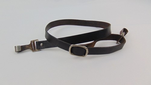 Baudrier cuir noir rzm - cuir,