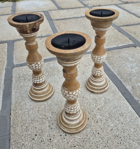 Lot bougeoirs en - 3,