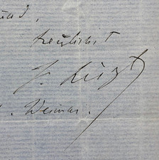 Franz LISZT se prépare à