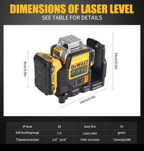 Dewalt dw089lg niveau laser - dewalt,