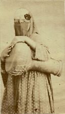 EEGYPT Ca 1870 Egyptian type woman with a darbouka