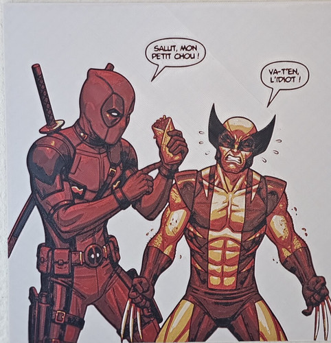 Deadpool wolverine art mural - wolverine,