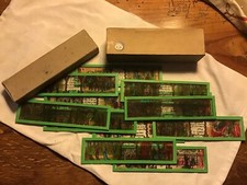 12 Plaque Ou Lame De Verre Lanterne Magique, Peau D’âne , « Au Printemps » Paris