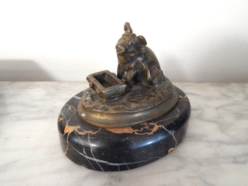 Ancien bronze représentant - représentant, un