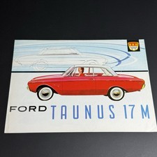 FORD TAUNUS 17M / 6p folder brochure / 1960 NL Dutch / GOTSCHKE