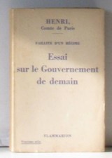 Faillite d'un régime essai