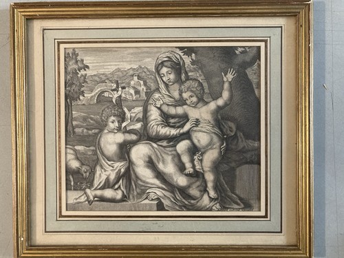 Gravure xviii sainte vierge - xviii,