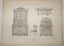 MEUBLES LOUIS XV  PLANCHE