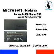 GENUINE BATTERY MICROSOFT BV-T5A BL-T5A  2220mAh 8,4Wh NOKIA LUMIA DUAL SIM OEM