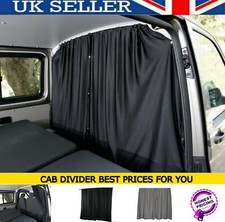 ⭐⭐⭐ RENAULT TRAFIC BLACKOUT CAB DIVIDER KIT CURTAIN IN BLACK ⭐⭐⭐