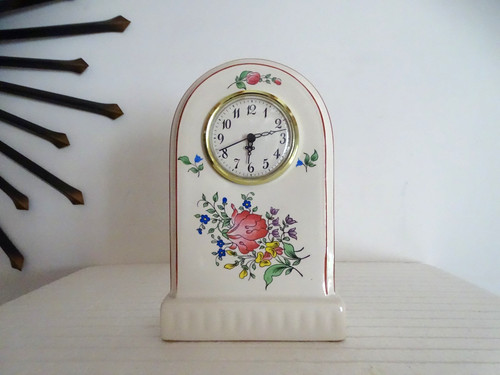 Pendule pendulette faience - pendule, /