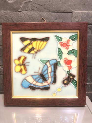 Cadre papillons verre - papillons,
