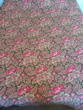 boutis ancien fleurs indiennes