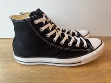 Converse M9160 Chuck Taylor All Star Hi-Tops Black Shoes Unisex Size M 12 W 14
