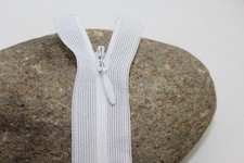 Fermeture à glissière invisible blanc 60 cm 5 pcs taie d'oreiller jupe soirée 