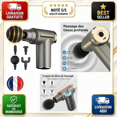 Mini pistolet massage - de,