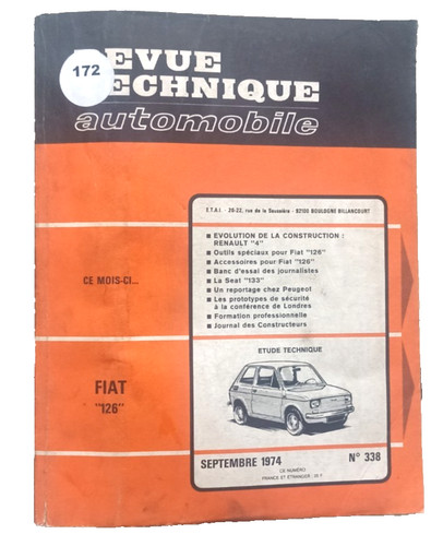 Fiat 126 revue technique - ,