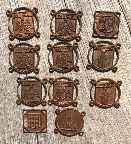 Lot plaques anciennes - plaques,