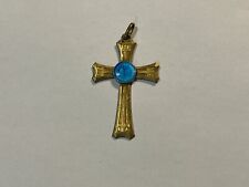 Antique Gold Plated Cross Pendant Jewelry (191-12)