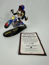 TAZ LOONEY TUNES BIKERS COLLECTION FIGURINE HARLEY VERY RARE LIMITED EDITION