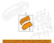 Used Speedometer Gauge fits: 2014 Ford E250 VAN cluster MPH exc. stripped chassi