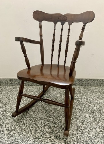 Chaise bascule enfant - bascule, bois