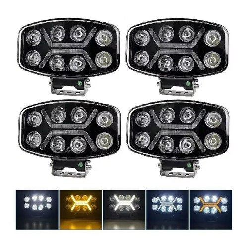 Led phares feux - feux, longue