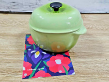 Le Creuset Petite Apple Casserole Stoneware Fruit Green Cocotte Ramekin 12oz