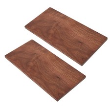 2 Pcs Panneaux Épais En Noyer