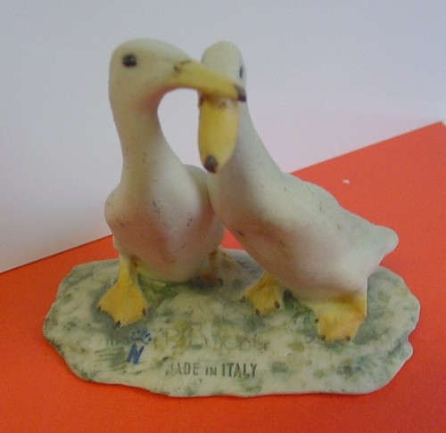 Oies couple porcelaine x - couple, 6,5