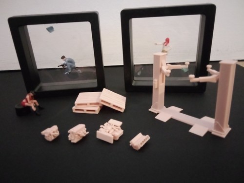 Lot accessoires diorama garage