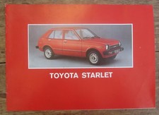 ANCIENNE BROCHURE TOYOTA STARLET