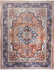 Tapis Tissé À La Main Heriz Tapis Oriental 360 X 285 CM Tapis Persan N° : 1837