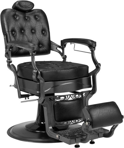 Vintage barber chair metal - barber,