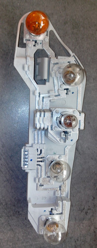 Platine porte ampoules