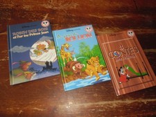 A VOIR ! LOT 3 ANCIENS LIVRES ENFANT " DISNEY " 2002/04