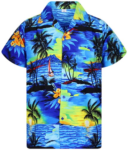 Funky chemise hawaïenne surf - chemise,