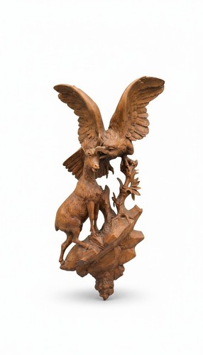 Forêt noire aigle attaquant - forÊt,